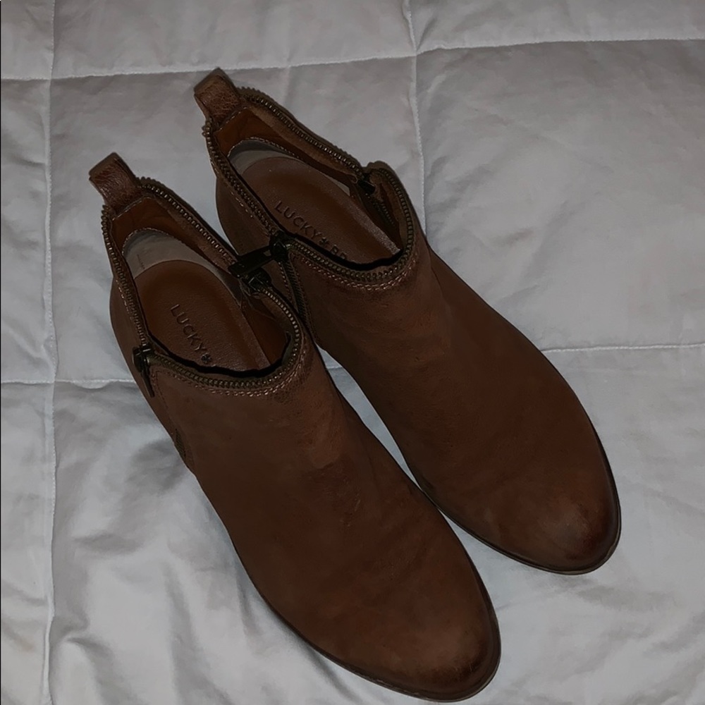 Lucky brown booties